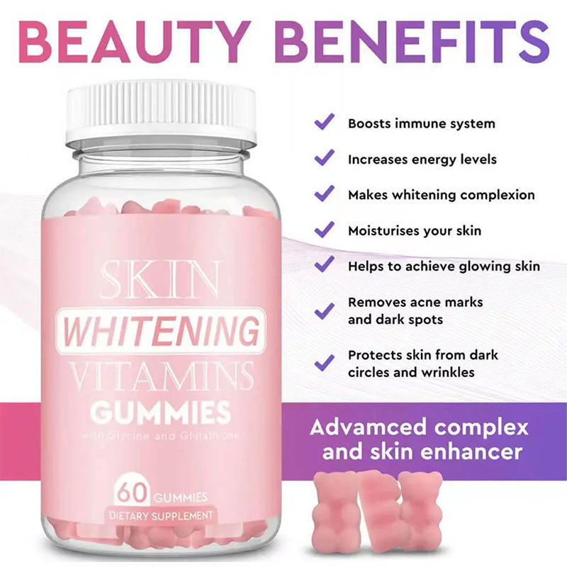 Gummies Glutathion Éclat & Beauté – Teint Lumineux, Anti-Oxydant & Anti-Âge | Vélyra