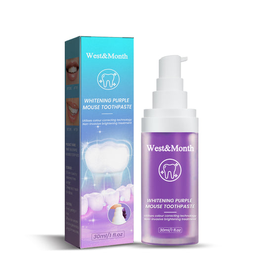 Dentifrice Mousse Violet West&Month – Blancheur & Fraîcheur Bucco-Dentaire | Vélyra