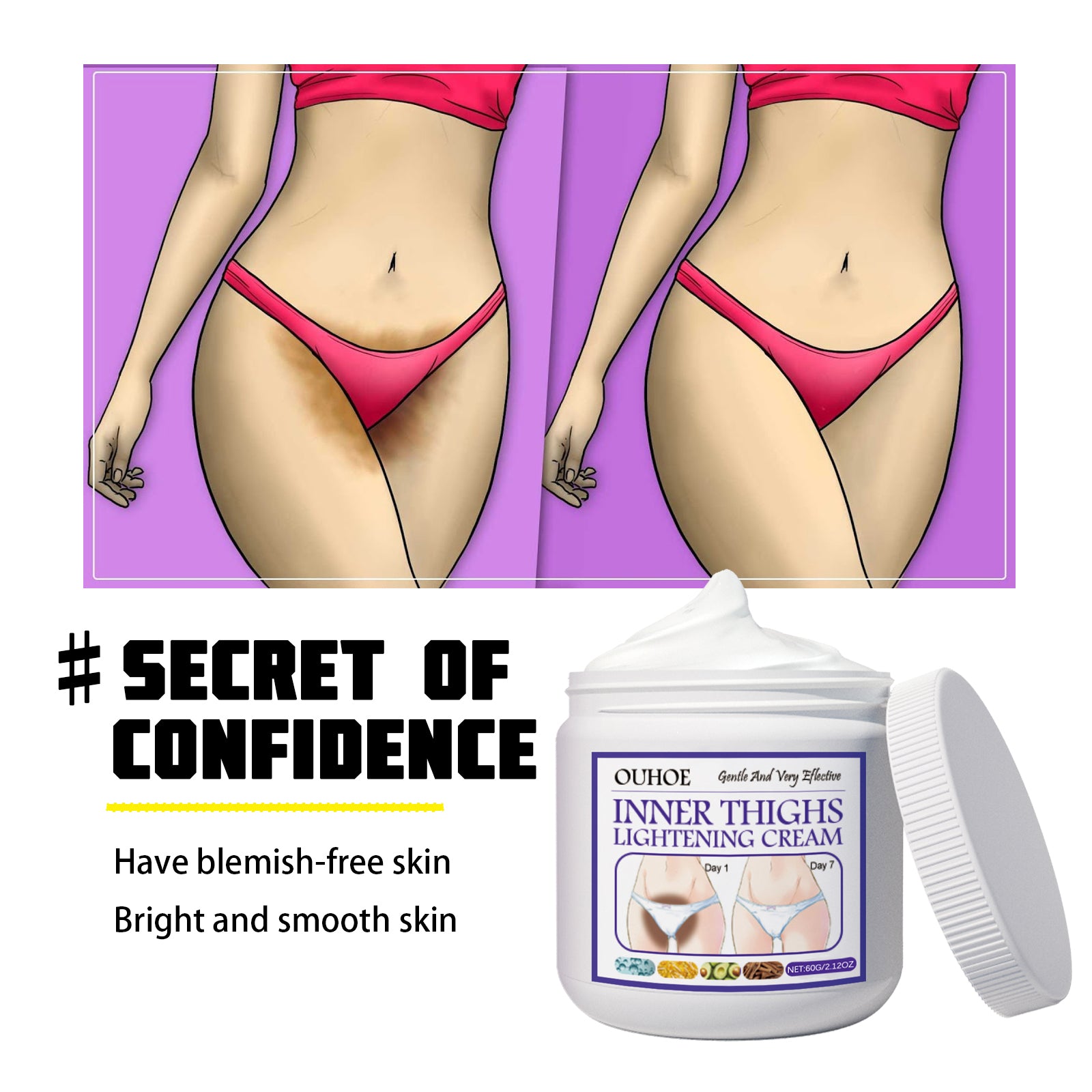 Crème Éclat Jambes & Cuisses – Hydratation Intense & Peau Soyeuse | Vélyra