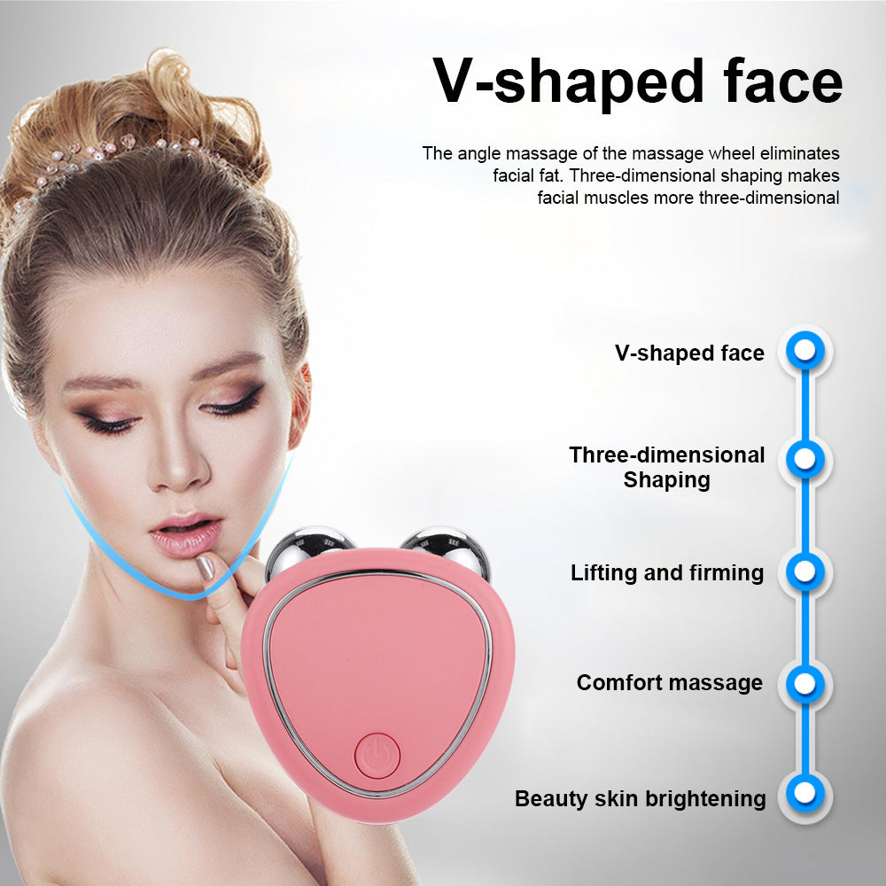 Rouleau Microcourant 3D – Masseur Facial Liftant, Tonifiant & Anti-Âge | Vélyra
