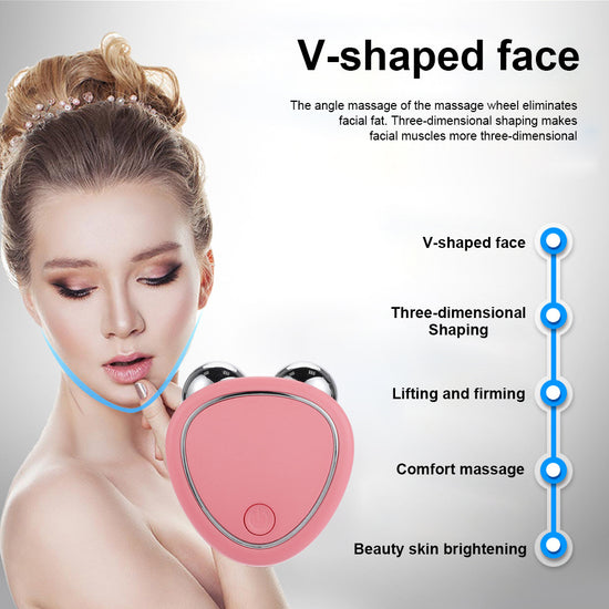 Rouleau Microcourant 3D – Masseur Facial Liftant, Tonifiant & Anti-Âge | Vélyra