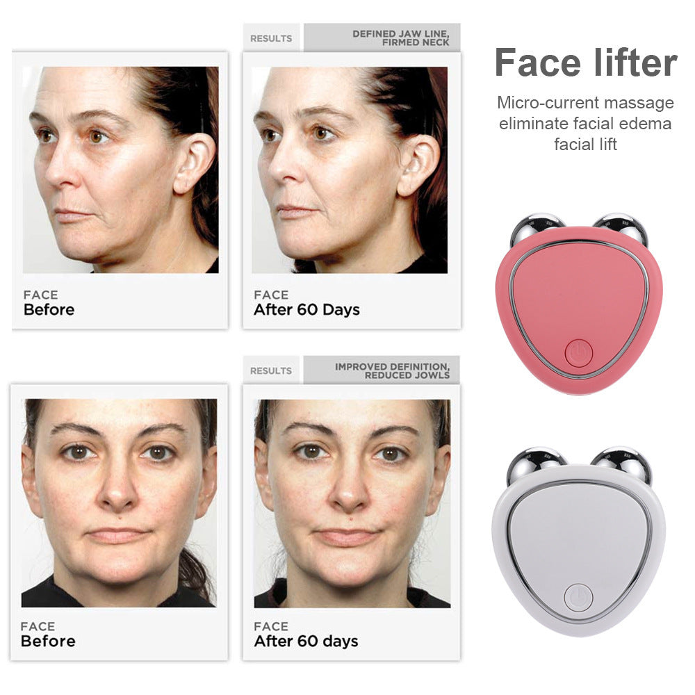 Rouleau Microcourant 3D – Masseur Facial Liftant, Tonifiant & Anti-Âge | Vélyra