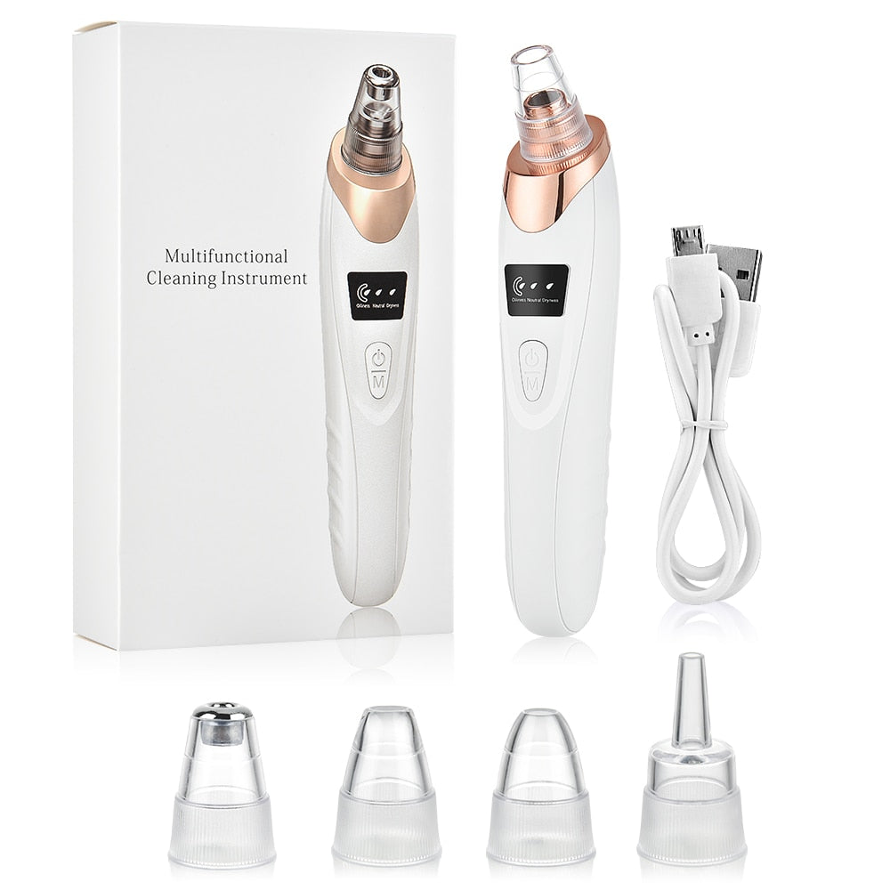 Aspirateur Points Noirs Électrique – Nettoyant Pores & Exfoliant Visage | Vélyra