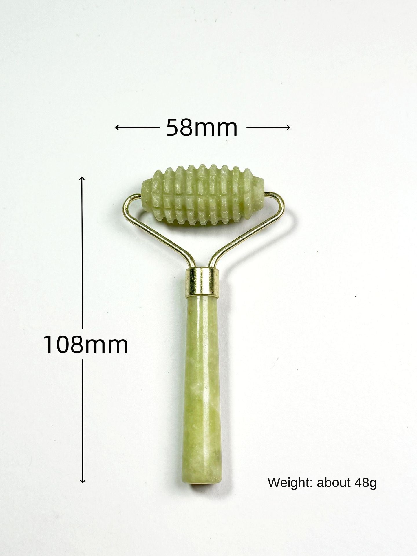 Rouleau de Jade Naturel – Masseur Facial Liftant & Anti-Âge | Vélyra