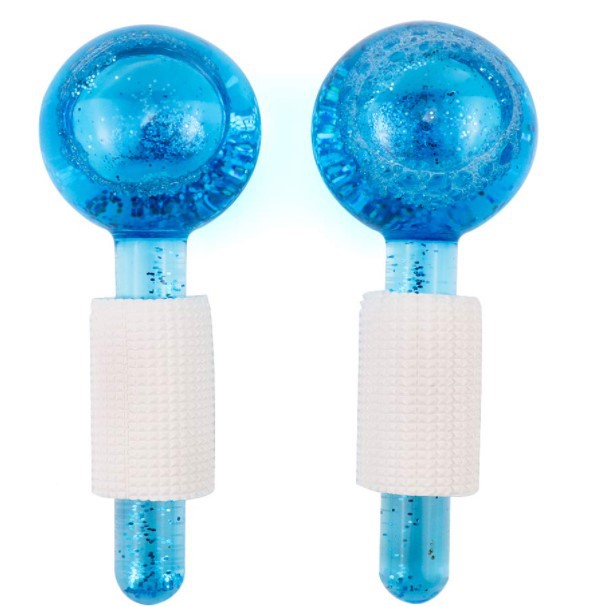 Boule de Massage Glacée en Cristal – Cryothérapie & Éclat Visage | Vélyra