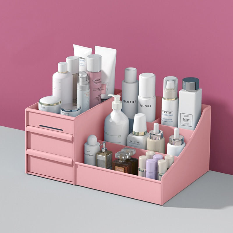 Organisateur Cosmétique de Table – Rangement Maquillage & Bijoux | Vélyra