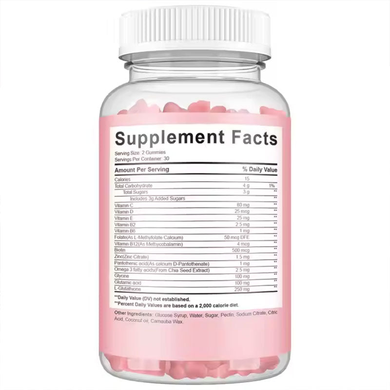 Gummies Glutathion Éclat & Beauté – Teint Lumineux, Anti-Oxydant & Anti-Âge | Vélyra